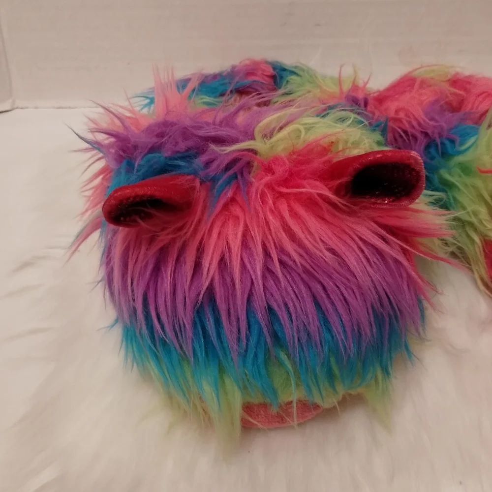 Girl's J Bunny Rainbow Slippers